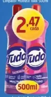 Supermercados Guanabara Limpador multiuso tudo 500ml oferta