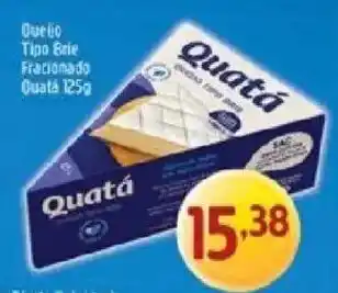 Supermercados Guanabara Queijo tipo brie fracionado quatá oferta