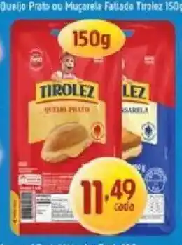 Supermercados Guanabara Queijo Prato ou Muçarela Fatiado oferta