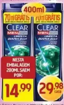 Supermercados Guanabara Clear men lâmpada diária 24h oferta