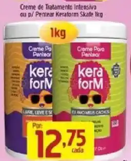 Supermercados Guanabara Creme de tratamento intensivo ou p/ pentear keraform skate oferta