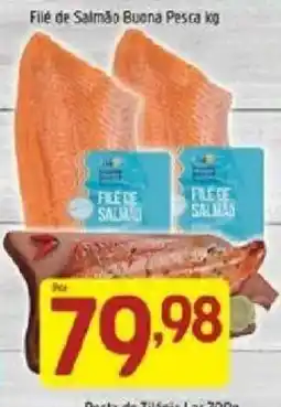 Supermercados Guanabara File de salmão buena pesca oferta
