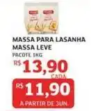 Assaí Atacadista Massa leve - massa para lasanha oferta