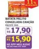 Assaí Atacadista Canção - batata palito congelada oferta