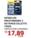 Assaí Atacadista Gillette - aparelho prestobarba 3 ou venus oferta