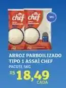Assaí Atacadista Do chef - arroz parboilizado tipo 1 assai oferta