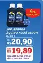Assaí Atacadista De - lava-roupas liquido bloom oferta