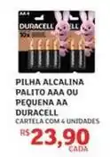 Assaí Atacadista Duracell - pilha alcalina palito aaa ou pequena aa oferta