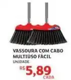 Assaí Atacadista Vassoura com cabo multiuso facil oferta