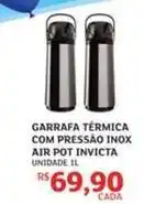 Assaí Atacadista Inox - garrafa termica com pressão air pot invicta oferta
