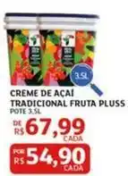 Assaí Atacadista Tradicional - creme de açaí tradicional fruta pluss oferta