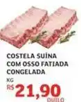 Assaí Atacadista Costela suína com osso fatiada congelada oferta