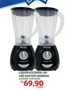 Assaí Atacadista Mondial - liquidificador m.m. 400 master oferta