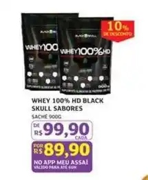 Assaí Atacadista Sabores - whey 100% hd black sabores oferta