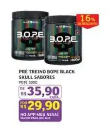 Assaí Atacadista Sabores - pre treino bope black sabores oferta