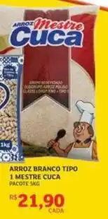 Assaí Atacadista Pacote - arroz branco tipo 1 mestre cuca oferta
