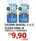 Assaí Atacadista Clean - escova dental 1-2-3 oral-b oferta