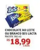 Assaí Atacadista Bis - chocolate ao leite ou branco oferta