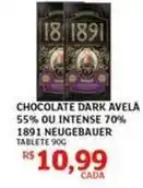 Assaí Atacadista Neugebauer - chocolate dark avela 55% ou intense 70% 1891 oferta