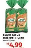Assaí Atacadista Limiar - pão de forma integral oferta