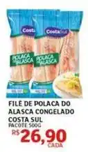 Assaí Atacadista Costa sul - filé de polaca do alasca congelado oferta