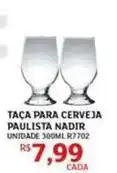 Assaí Atacadista Nadir - taça para cerveja paulista oferta