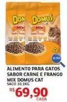 Assaí Atacadista Domus - alimento para gatos sabor carne e frango mix commus cat oferta