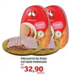 Assaí Atacadista Perdigão - presunto de peru fatiado oferta