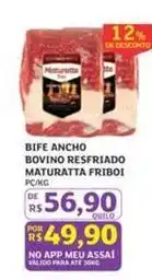 Assaí Atacadista Maturatta - bife ancho bovino resfriado friboi oferta