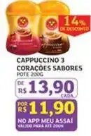 Assaí Atacadista Saborosas - cappuccino 3 corações oferta