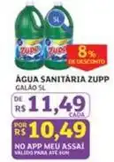 Assaí Atacadista Zupp - agua sanitaria oferta