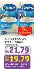 Assaí Atacadista Camil - arroz branco tipo 1 oferta