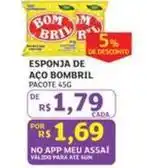 Assaí Atacadista Bom - esponja de aço oferta