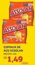 Assaí Atacadista Assolan - esponja de aço oferta