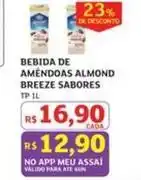 Assaí Atacadista Breeze - bebida de amêndoas almond oferta