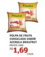 Assaí Atacadista Brasfrut - polpa de fruta congelada sabor acerola oferta