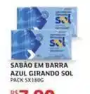 Assaí Atacadista Sol - sabão em barra azul girando oferta