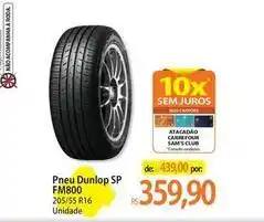 Atacadão Dunlop - pneu fm800 oferta