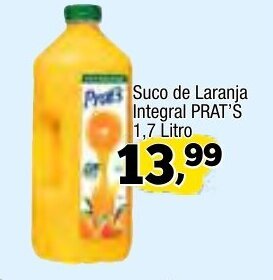 Suco de Laranja Integral Prat's 1.7L