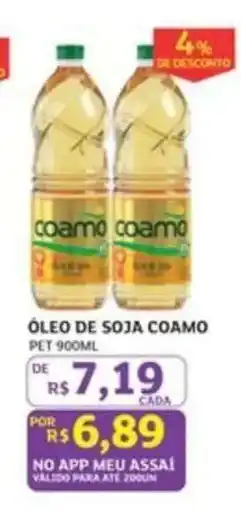 Assaí Atacadista Óleo de Soja Coamo oferta