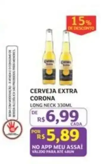 Assaí Atacadista Cerveja Extra Corona oferta