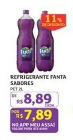 Assaí Atacadista Refrigerante Fanta Sabores oferta