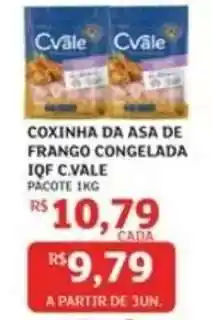 Assaí Atacadista Coxinha da Asa de Frango Congelada IQF C.Vale oferta