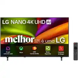 Benoit Smart TV LG NU855 85 Alpha 7 AI Processor 4K Gen9 Compatível com Apple Home oferta