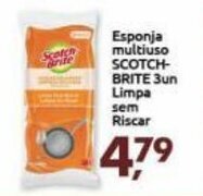 Supermercados Nori Esponja Multiuso Scotch-Brite 3un Limpa sem Riscar oferta