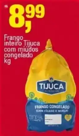 Frangolândia Frango inteiro tijuca com miúdos congelado oferta