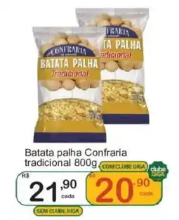 Giga Atacado Batata palha Confraria tradicional oferta