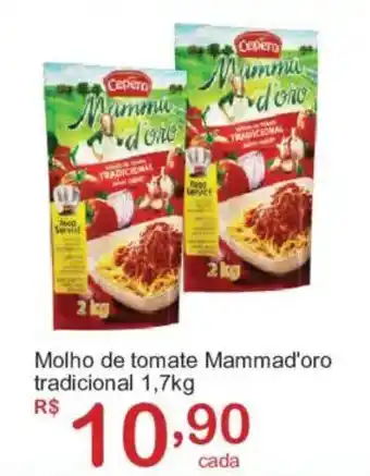 Molho de tomate mammad'oro tradicional