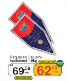 Giga Atacado Requeijão Catupiry tradicional oferta
