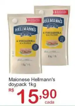 Giga Atacado Maionese hellmann's doypack oferta